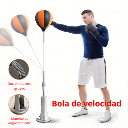 Premium Quality Boxing Speedball with Stand - Height Adjustable for Teens & Adults - 360° Rebound for Stress Relief & Fitness - Ideal for Home Use in Bedrooms Living Rooms & Gardens